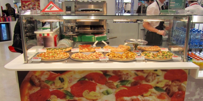 Heated Pizza Display 